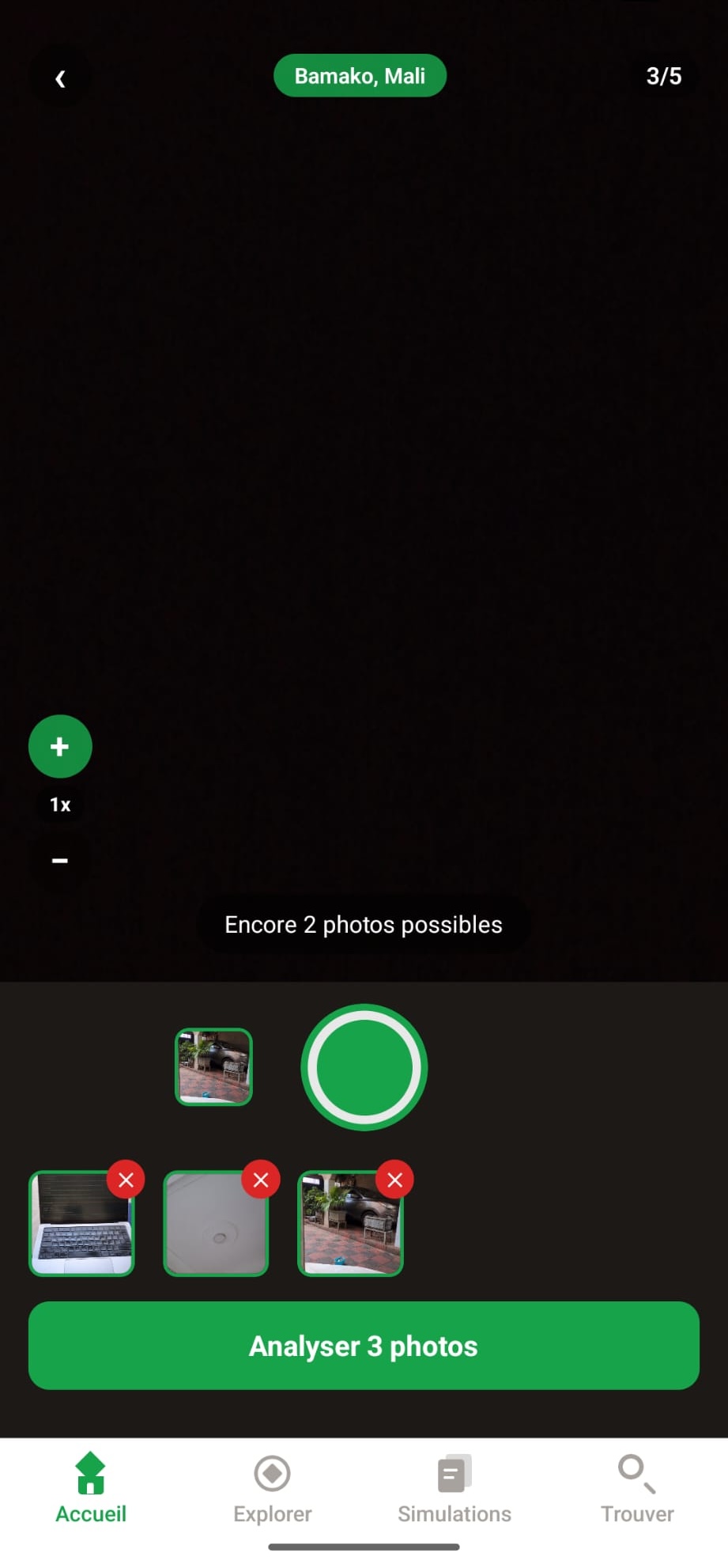 Prenez des photos de votre toiture